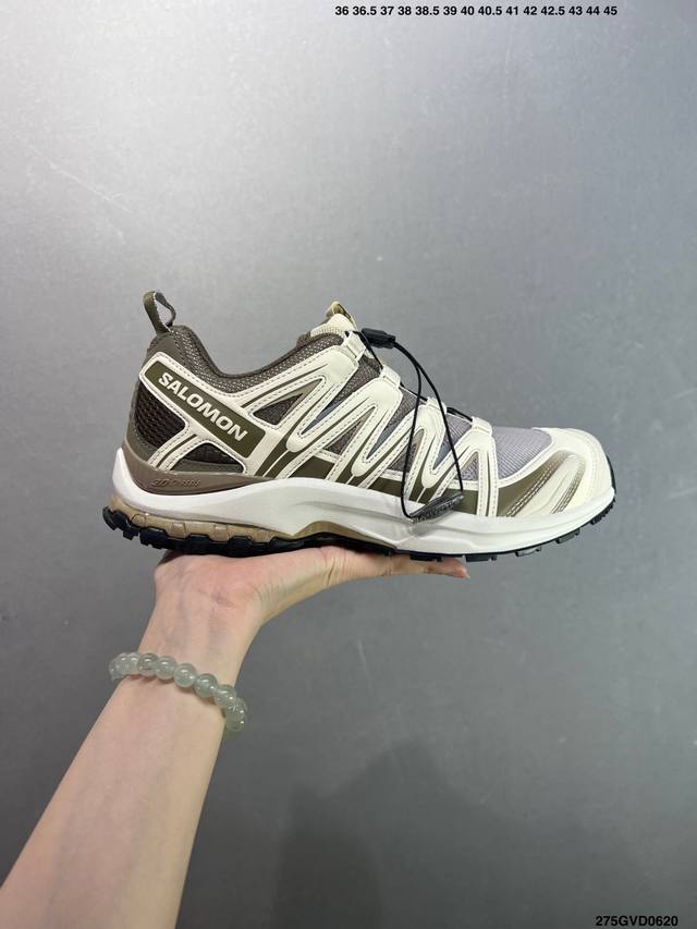 公司级Salomon Xa Pro Xt-6 Expanse萨洛蒙户外越野跑鞋 鞋面采用Sensifit贴合技术 全方位贴合包裹脚型 鞋跟部鞋底牵引设计 提供强
