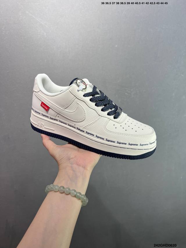 公司级Nike Air Force1 07 Low 定制空军 #原楦头原纸板 打造纯正空军版型 #专注外贸渠道 全掌内置蜂窝气垫 #原盒配件 原厂中底钢印、拉帮