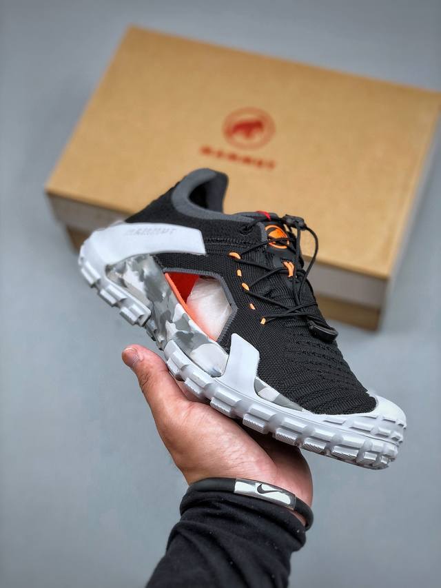 Mammut Hueco Knitii Low 猛犸象凉鞋 Mammut是高山运动、登山和户外运动装备品牌，其产品以可靠的质量和创新的设计领导着世界潮流，Mam