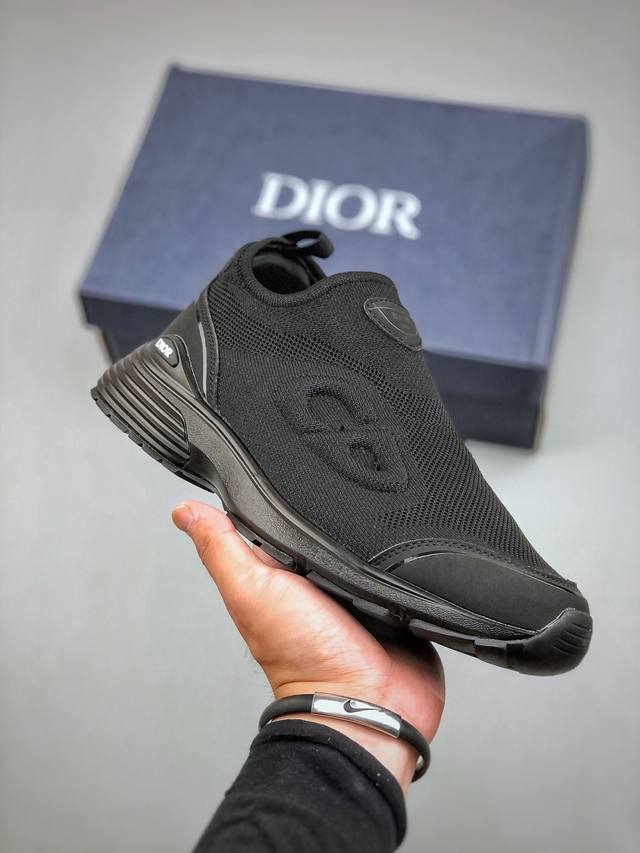 Dior迪奥B30网眼织物厚底系带休闲低帮运动鞋男女同款老爹鞋 尺码:39-45