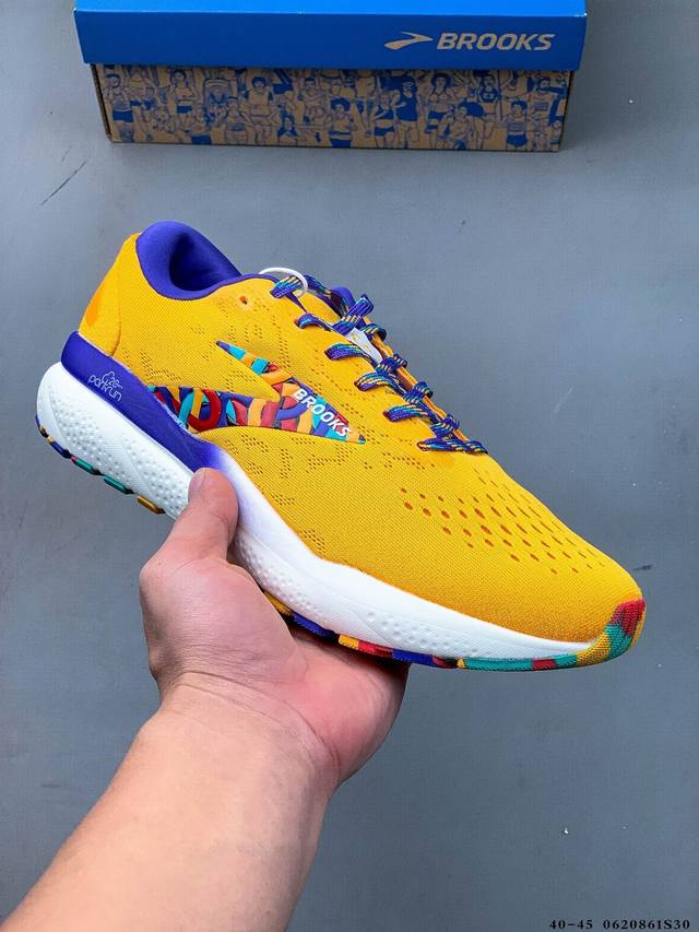 集图 公司级！Brooks Ghost 16 布鲁克斯减震耐磨训练防滑跑步运动鞋 款跑鞋以其卓越的缓震性能和舒适度备受青睐，采用了Biomogo Dna自适应缓