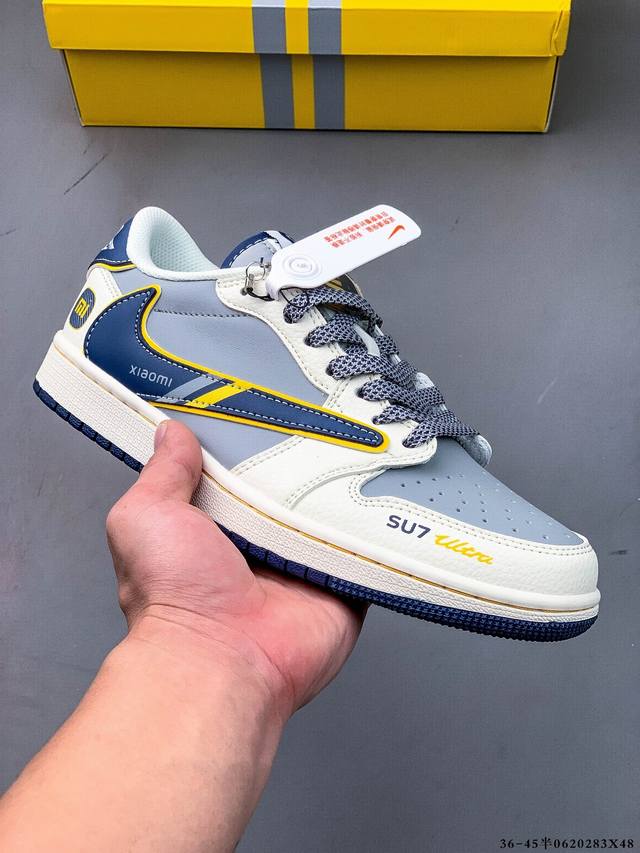 公司级头层！耐克Nike Air Jordan 1 Low Aj1乔1 低帮潮流缓运动休闲板鞋。Aj1 低帮拼接 完美版型真头层牛皮# 内置缓震气垫 原鞋开模