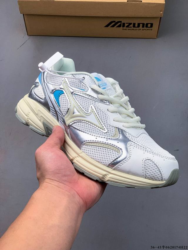 集图 美津浓Mizuno Speed 2K 新款复古老爹鞋透气缓震跑鞋 0620174H22