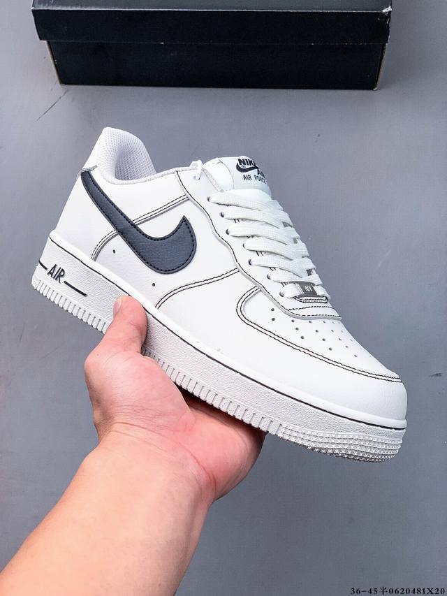 二层真标！耐克Nike Air Force 1 Low 空军一号低帮经典百搭休闲板鞋 0620481X20