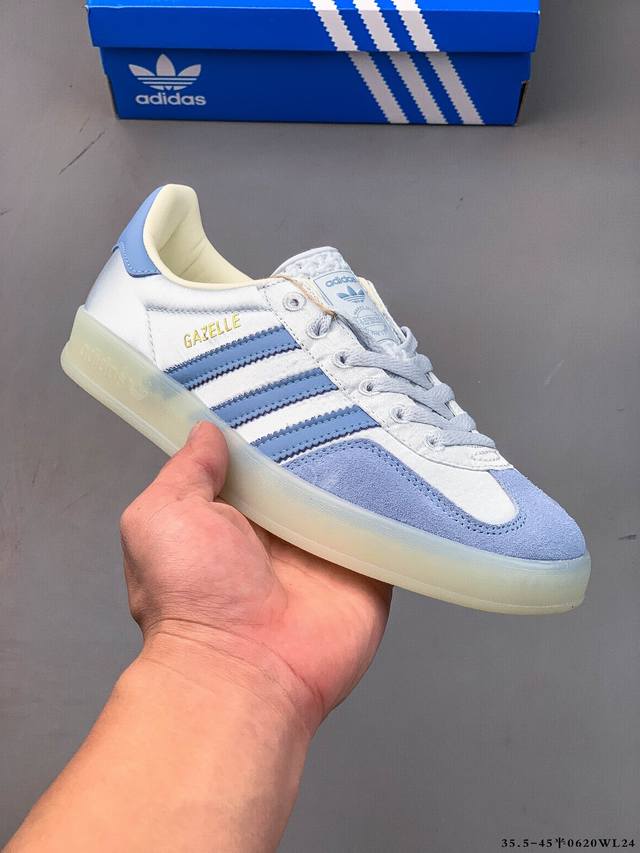 真标半码！阿迪达斯Adidas Gazelle 低帮复古百搭休闲运动板鞋 0620Wl24