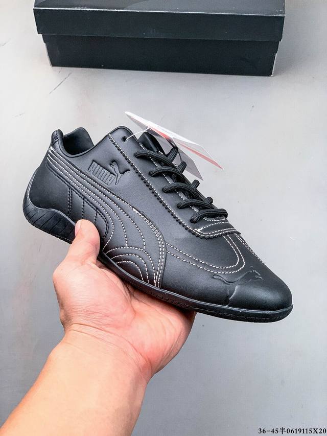 集图 Puma Speedcat The Open Yy彪马 防滑耐磨时尚运动休闲鞋 支持侧踏时的踏步工作 即使在健身房等使用环境中也能确保透气性 像吸盘一样的