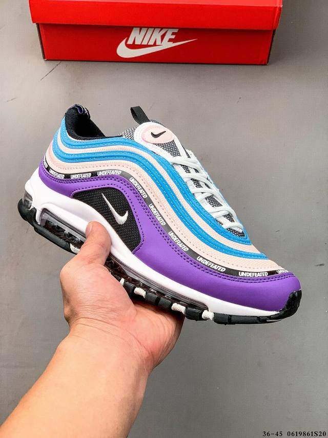 耐克Nike Air Max 97 子弹系列全掌气垫经典运动休闲跑步鞋 0619861S20