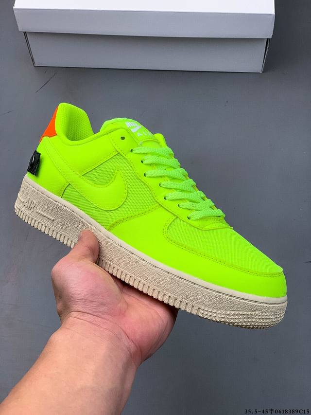 二层真标！耐克Nike Air Force 1 Low 空军一号低帮经典百搭休闲板鞋 0618389C15