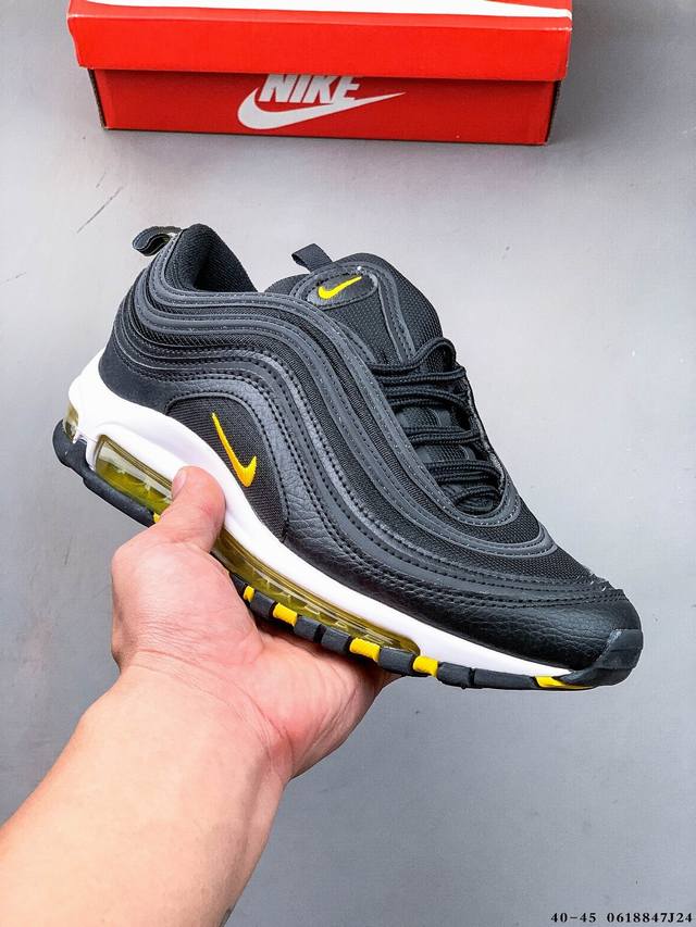 耐克Nike Air Max 97 子弹系列全掌气垫经典运动休闲跑步鞋 0618847J24