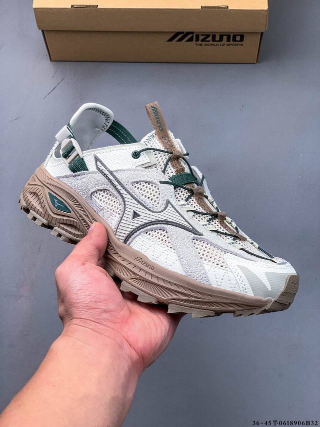 公司级！美津浓Mizuno Racer Trail Se 越野耐磨透气速干低帮户外功能鞋 0618906B32