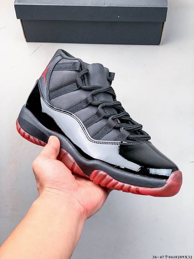 公司级！Air Jordan 11 Retro Aj11代迈克尔 乔丹运动文化篮球鞋！ 0618289X32