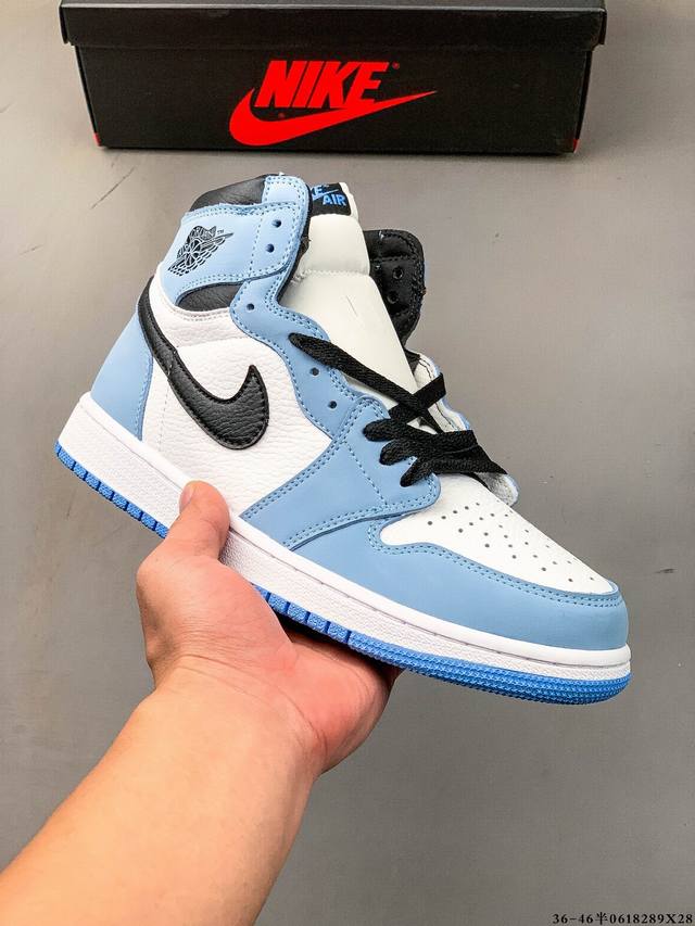 集图 头层真标！耐克Nike Air Jordan 1 Aj1乔丹一代高帮复古文化休闲运动篮球鞋 0618289X28