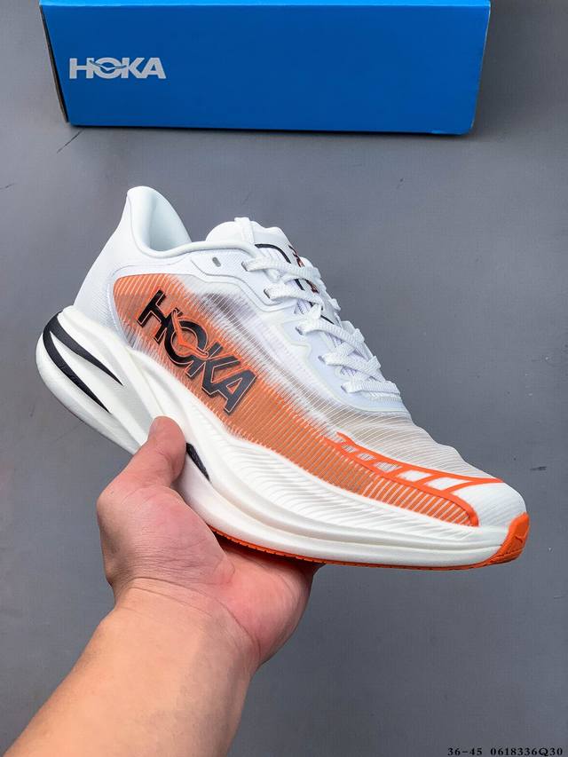 Hoka One One Cielo X1 舒适耐用 织物 低帮跑步鞋 男女同款 0618336Q30