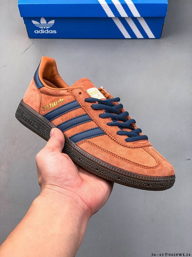 公司级！阿迪达斯 Adidas Handball Spezial时尚休闲板鞋 0618Wl24
