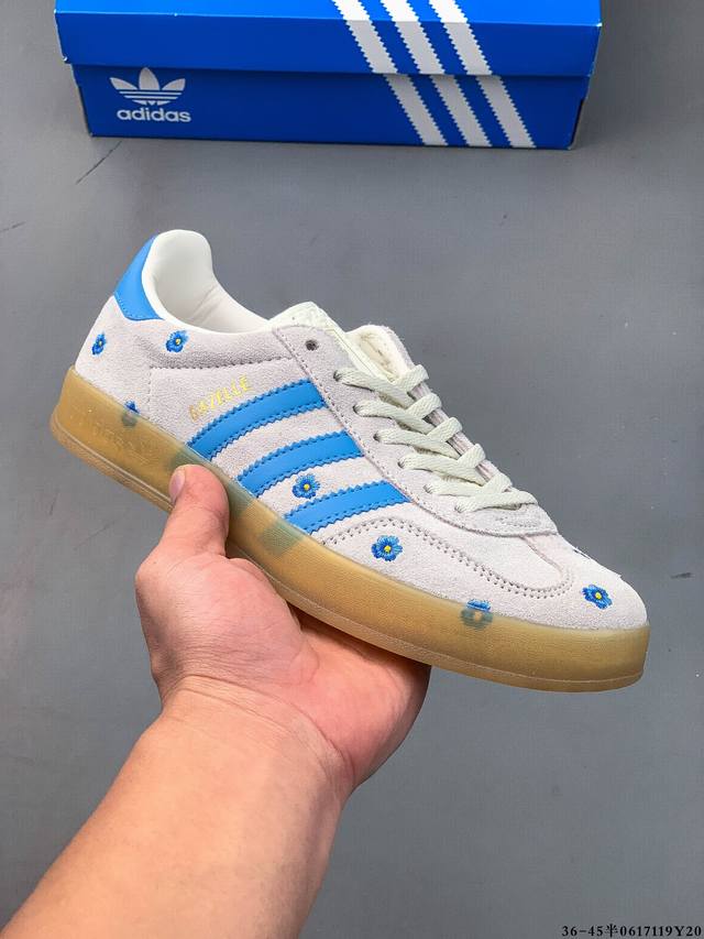 集图 真标半码！阿迪达斯Adidas Gazelle 低帮复古百搭休闲运动板鞋