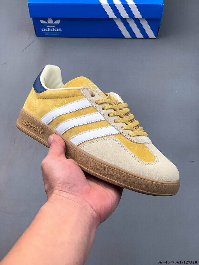 真标半码！阿迪达斯Adidas Gazelle 低帮复古百搭休闲运动板鞋 0617127J20