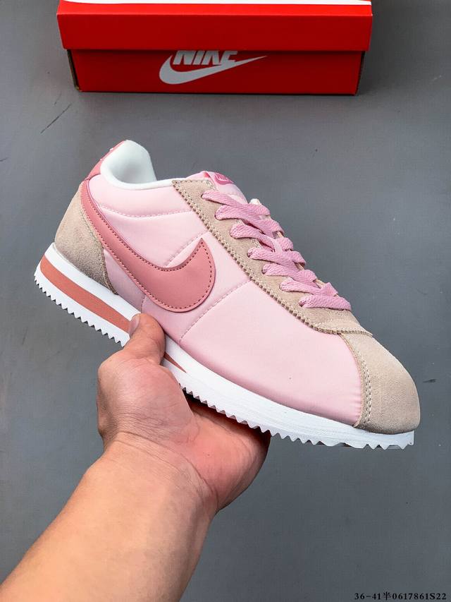 公司级！耐克Nike Classic Cortez Nylon 阿甘经典休闲运动鞋 0617861S22