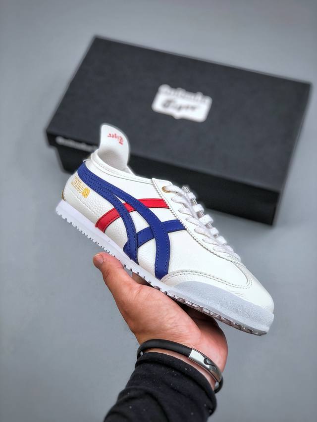 亚瑟士Onitsuka Tiger Mexico 66鬼塚虎经典复古经典皮革慢跑鞋 货号：D507L-0152 尺码36-45 半