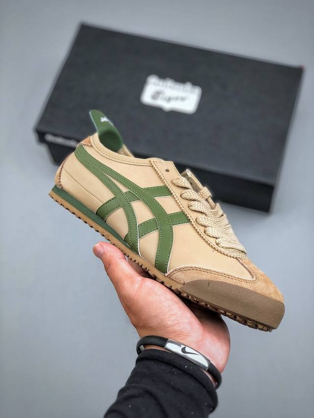 亚瑟士Onitsuka Tiger Mexico 66鬼塚虎经典复古经典皮革慢跑鞋 货号：Dl408-1785 尺码36-45 半