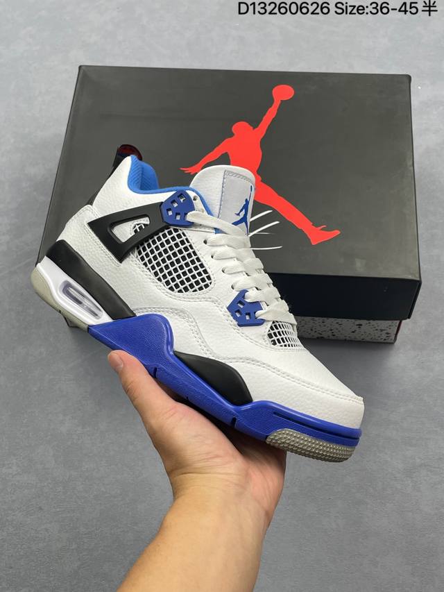 耐克Nike Air Jordan 4 Retro 迈克尔 乔丹Aj4代中帮复古休闲运动文化篮球鞋 货号:308497- 。Hf4340 001 尺码：36～4