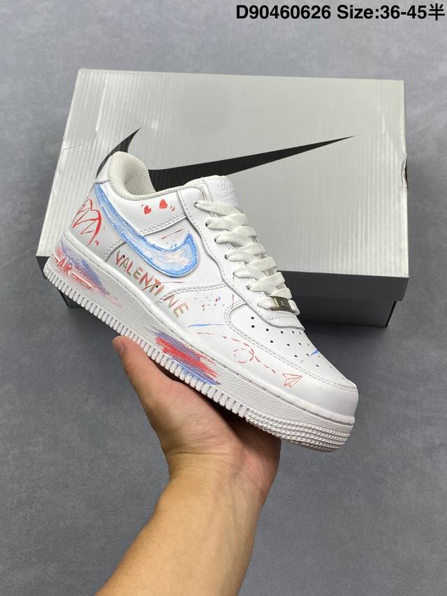 公司级 Nike Air Force 1 Low’07 空军一号低帮休闲板鞋 定制皮料 原楦原纸板 纯正空军版型 内置全掌气垫 货号：男 Cw2288-114