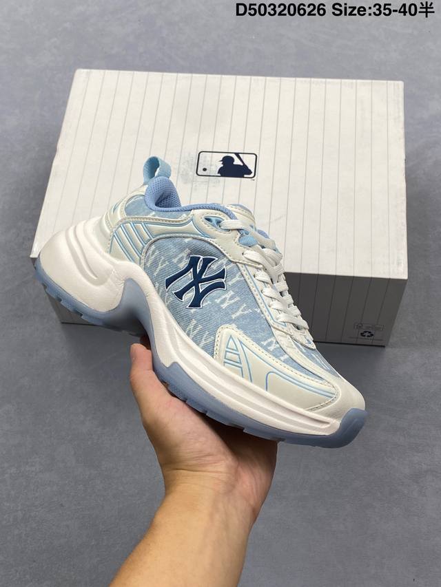 Mlb New York Yankees Curve Runner 舒适百搭 防滑耐磨 低帮 流浪鞋跑步鞋 货号:3Ashw0G65N Gp20 尺码:如图 编