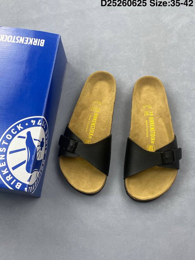 公司级 德国百年知名鞋履品牌 博肯Birkenstock 勃肯拖鞋系列凉拖鞋休闲沙滩凉鞋 Birkenstock勃肯德国进口男女款牛皮绒面革软底Arizona双
