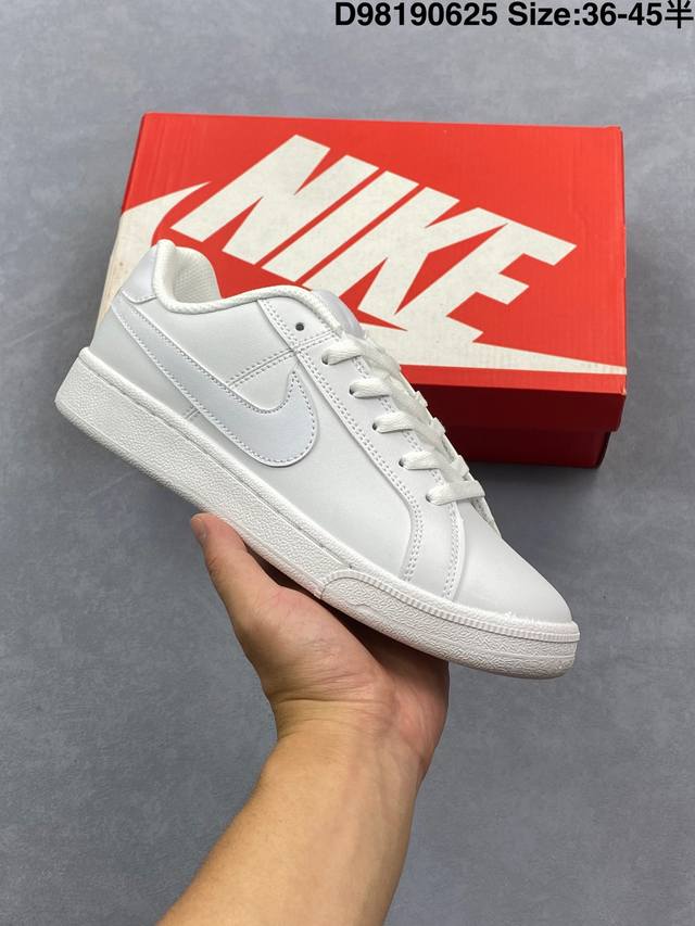 耐克Nike Court Royale Ac 运动鞋低帮小白鞋轻便休闲鞋板鞋 货号:749867-107 Size:36 36.5 37.5 38 38.5 3