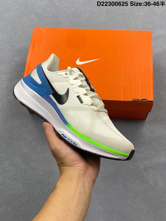 Nike Air Zoom Structure 25 系列 耐克训跑练步鞋 兼顾迅疾外观和稳固脚感 后跟覆面和中足动态支撑巧妙融合 缔造稳定顺畅的迈步体验 货号