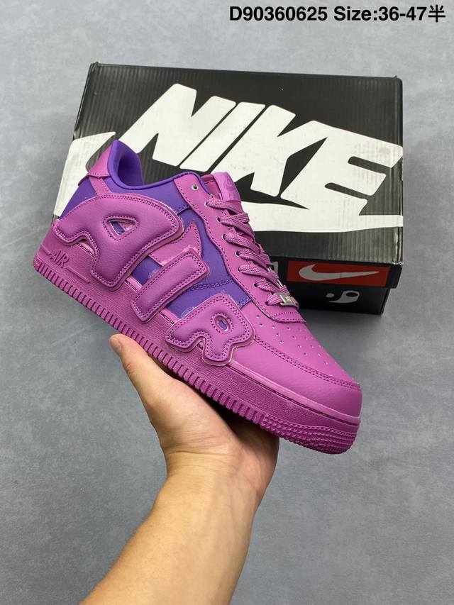 Cpfm X Nk Air Force 1 Low 空军一号系列低帮 S2纯原生产线出品 经典百搭休闲运动板鞋“联名放大补丁字母”近日，A Ap Bari 在其