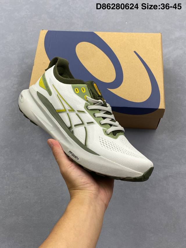 Asics Gel-Kayano 31 黑蓝银 亚瑟士系列复古舒适织物休闲跑步鞋 原装纸板楦头开发 独家私模五层组合大底 原厂定制缓震硅胶加持 原盒原配 一比一