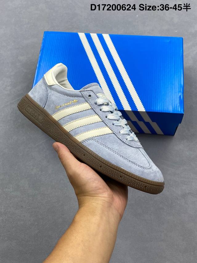 真标Adidas Handball Spezial 阿迪达斯 经典款 复古休闲板鞋 官方货号：Kj6305 尺码：36 36.5 37 38 38.5 39 4