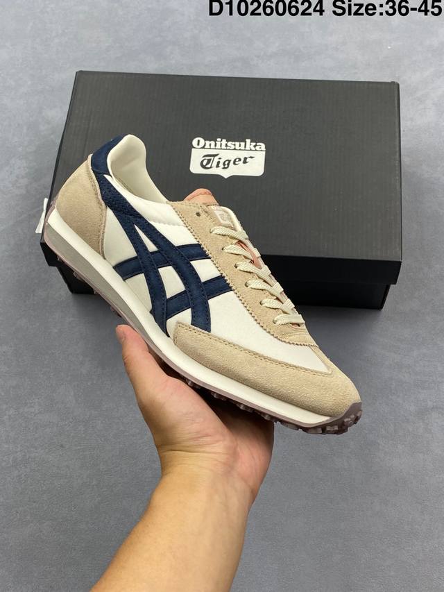 新品 Onitsuka Tiger鬼塚虎阿甘鞋Edr 78休闲鞋78系列 中性休闲运动鞋，复古风的日常百搭神器它的设计灵感来源于经典跑步鞋，简约又不失时尚感。经