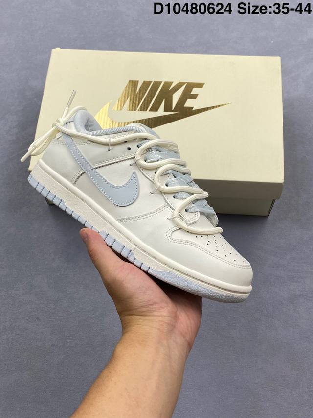 Nike Sb Dunk Low Lv联名 米白黑勾 周年高端定制 低帮休闲板鞋 #定制鞋盒 大厂纯原品质出货 超高清洁度 皮料切割干净无任何毛边 细节完美 货