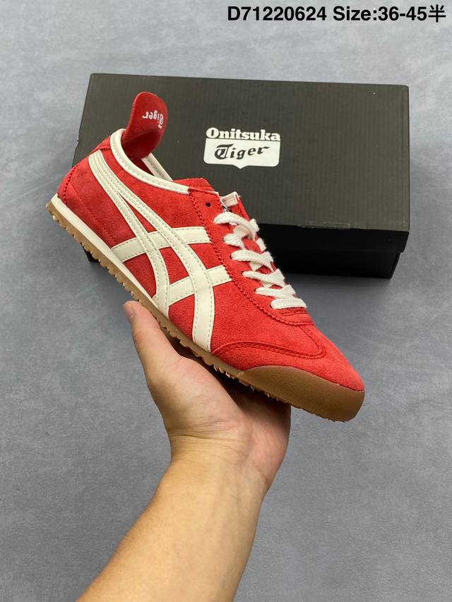 公司级Onitsuka Tiger Nippon Made 鬼冢虎手工鞋系列 最高版本Mexico 66 Deluxe メキシコ 66 デラックス独家！同步官方