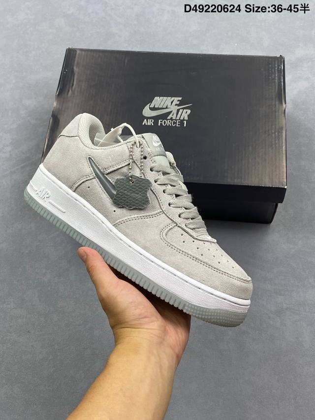 耐克Nk Wmns Air Force 1 Shadow 轻量增高低双层轻量Eva发泡中底+防滑Rb橡胶外圈底鞋底 尺码：如图 货号：Ci0919- D4922
