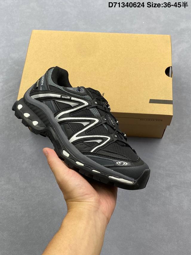 Salomon Xa Pro Xtq Adv 萨洛蒙户外越野跑鞋 鞋面采用Sensifit贴合技术 全方位贴合包裹脚型 鞋跟部鞋底牵引设计 提供强大的抓地性能