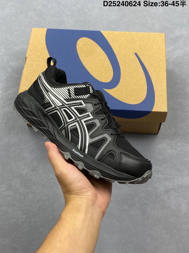 Asics亚瑟士 #透气网眼鞋面配合部分合成革材质#采用全新Ahar+橡胶材质,更加耐磨日本专业跑鞋品牌 Asics 亚瑟士 Tiger Gel-Kahana