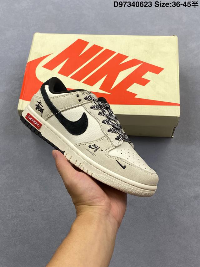 Nike Sb Dunk Low X 纯原大厂出品 极力推荐原装头层材料 独家版型蒸餾加工帶來的是更好的视觉和脚感体验大厂纯原品质出货 清洁度 电绣工艺 皮料切