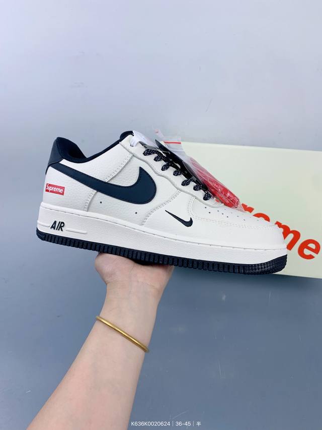 公司级Nike Air Force 1 '07 Low 空军一号 低帮 运动鞋 休闲鞋 折边针车 工艺难度大 原楦头原纸板 原装鞋盒 定制五金配件 内置全掌气垫