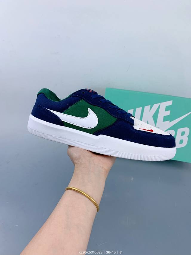 Nike耐克Sb Force58猪巴革校园运动滑板鞋 Size：如图 编码：K295K5310623