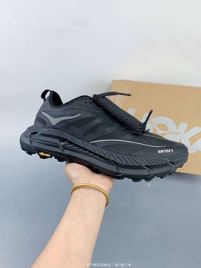 公司级 Hoka One One 男女克利夫顿Ls运动休闲鞋Cliftonls Satisfyrunning 德克斯户外用品旗下Hoka One One品牌携手