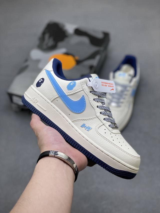 海外限量发售！公司级Nike Air Force 1 '07 Low 空军一号低帮 运动鞋 休闲鞋 折边针车 工艺难度大 原楦头原纸板 原装鞋盒 定制五金配件