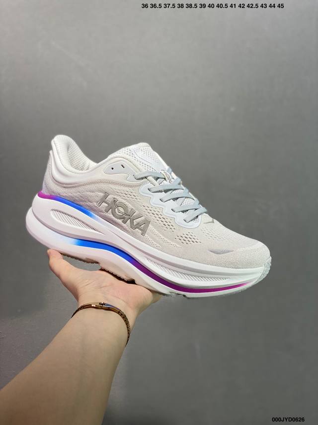 公司级Hoka One One Bondi 9 柔软舒适防滑耐磨 低帮 休闲跑步鞋 1162012 36-45带半码 Id：000Jyd0626