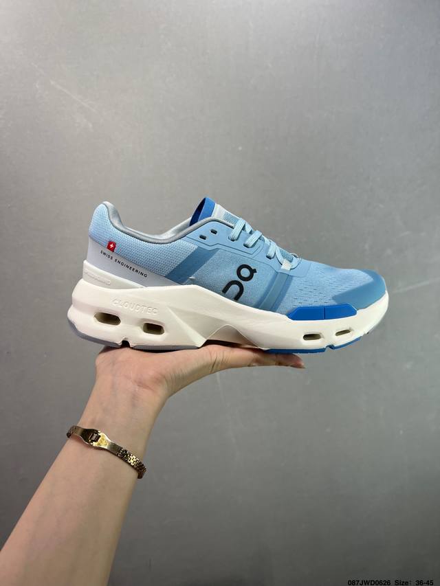 公司级On昂跑 Cloud 低帮轻量舒适多功能休闲运动鞋 采用工程飞织网布组合再生聚酯纤维鞋面材质搭载独家隐藏速度中板 镂空Cloudtec科技 泡棉缓震中底
