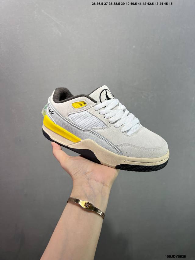 Jordan Flight Court Aj舒适百搭防滑耐磨低帮复古篮球鞋 Fz9854-601 实拍调校N版已经零色差零失真 百分百还原实物色彩所见即所得 不