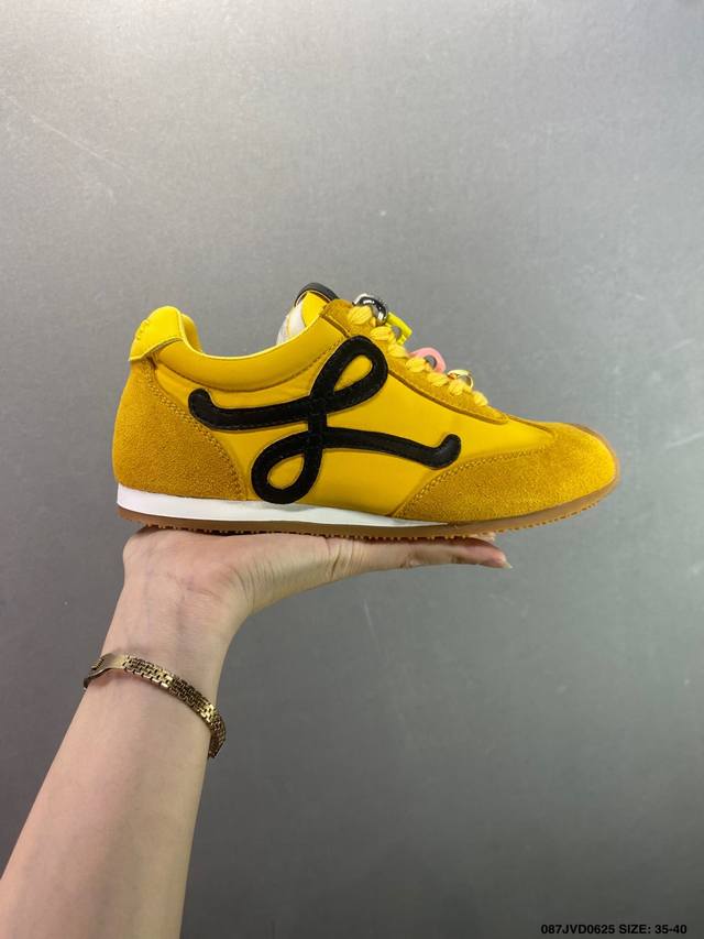 公司级罗意威Loewe Ballet Runner Sneakers 芭蕾舞 系列阿甘复古风德训薄底百搭休闲运动鞋 市面最高性价比 实体平台跑量 主打推荐好货