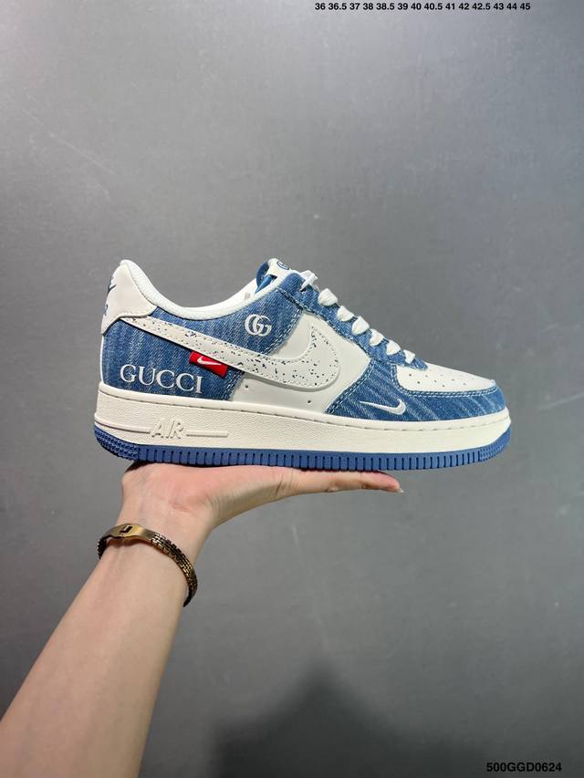 公司级Nike Air Force 1 Low 联名 原楦头原纸板 打造纯正空军版型 专注外贸渠道 全掌内置蜂窝气垫 原盒配件 原厂中底钢印、拉帮完美 官方货号