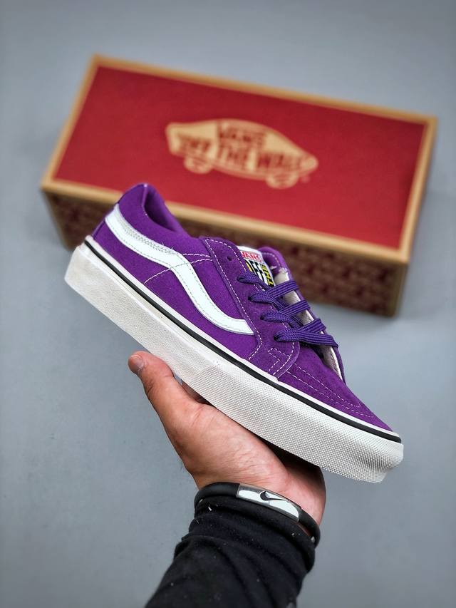 Vans Sk8-Low Reissue Sf帝王紫 骚里骚气的“澎湃紫”脚感依旧，Sf的鞋垫从来不会失望！穿起来真的超级！ Size：35-44 带半码