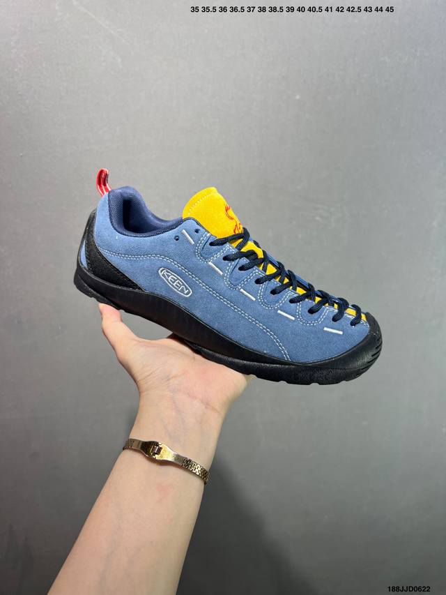 科恩Keen 美国人气户外品牌-科恩Keen Jasper Rocks Sp贾斯珀都市系列复古低帮系带户外风露营徒步登山运动训练鞋 原楦型开发纸版#采用固色翻毛